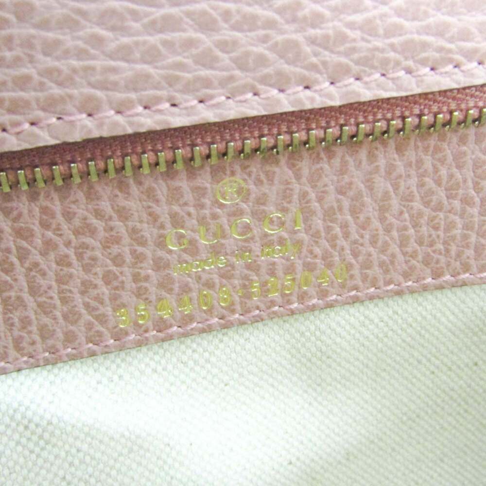 GUCCI Authentic Pink Leather Tote Bag - Picture 11 of 12
